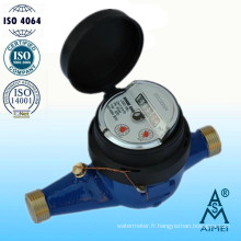 Compteur d’eau corps laiton Multi Jet Type sec